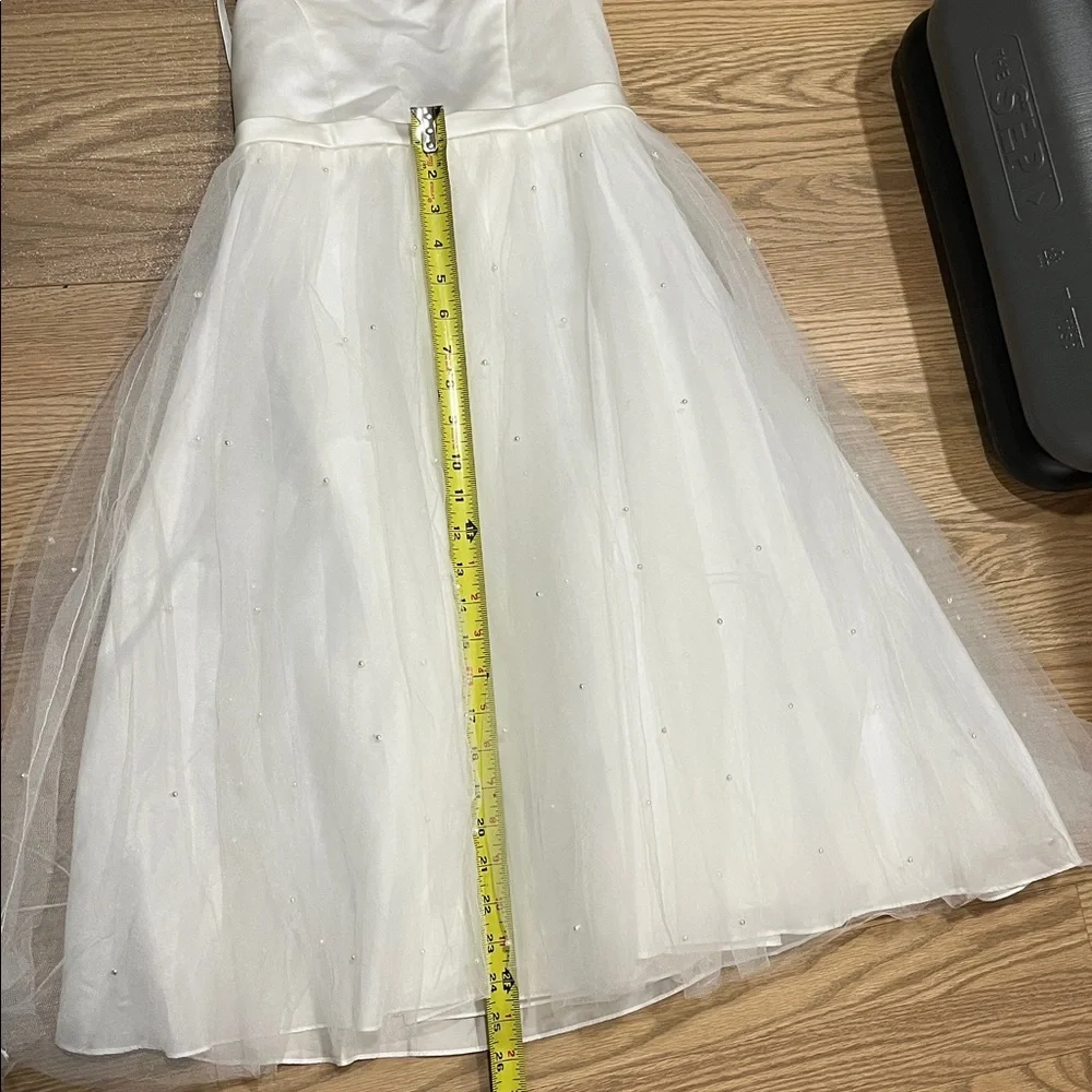 Flower Girl Dress| First Communion | Pearled Satin Dressl NWT - 7 - Picture 7 of 9